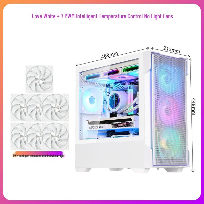 Корпус SAMA God of Light Mini White mATX240 с прозрачной боковой панелью