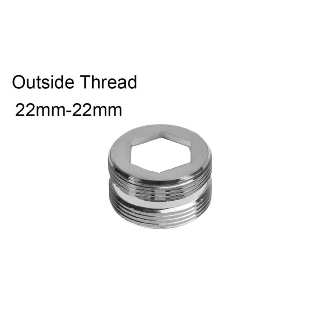 Faucet Adaptor Tap Aerator Connector +2 Gasket Brass Easy To Install Kitchen