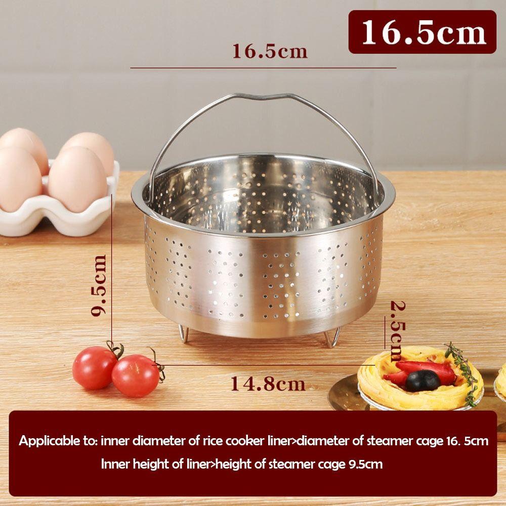 Rice Pressure Cooker Food Steamer Basket Stainless Steel Drain Basket Food Rack  Kitchen
