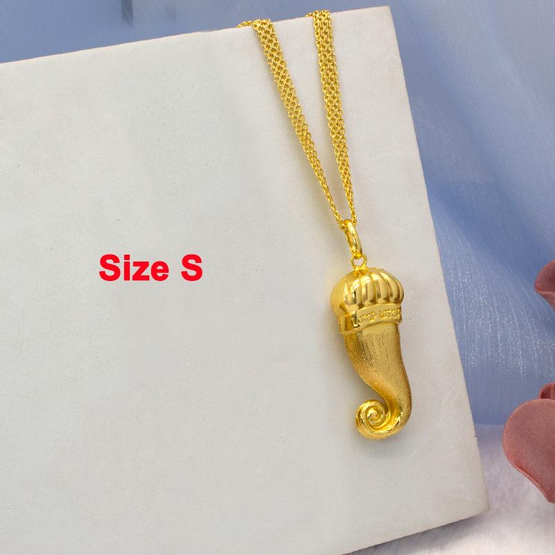 Итальянские Цепочки для Женщин Мужчин Африканские Дубайские Чили Подвеска Ожерелье Модный Циркон С Цепочкой Маленький Большой Размер Подарки