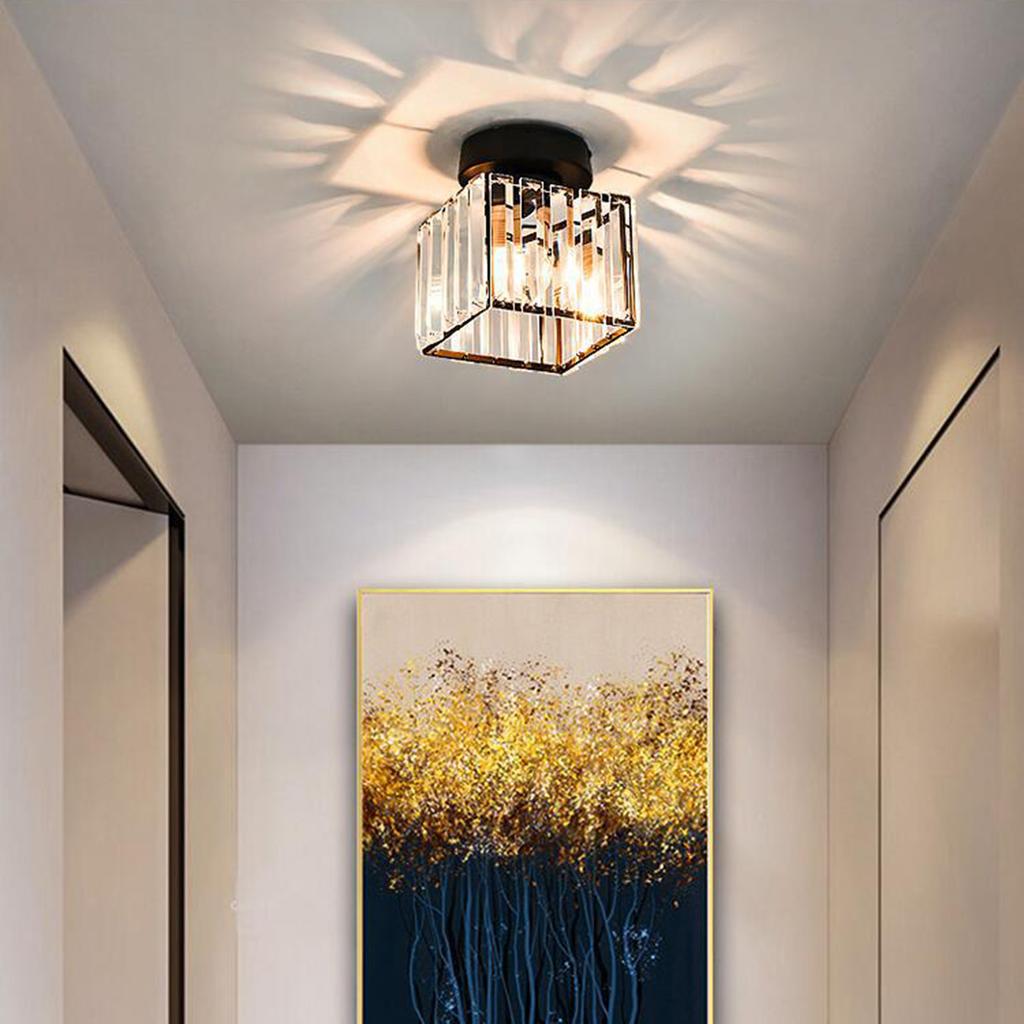 Потолочный абажур, абажур, крышка лампы, простой элегантный стиль, украшение для дома для комнаты, квадрат