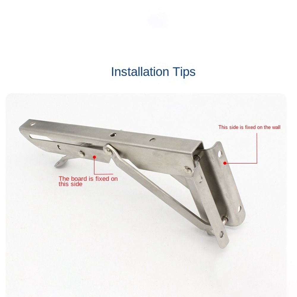Экономия места Складная полка Кронштейн для настенного крепления из нержавеющей стали Полка для настенного крепления Мебель