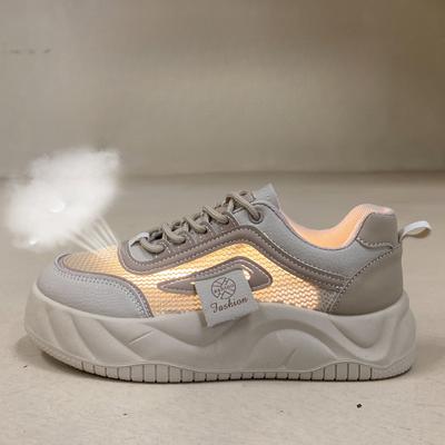 Модные кроссовки женские новые весенние туфли на платформе женские туфли с мягкой подошвой нескользящие туфли-лодочки для широкой и толстой ноги