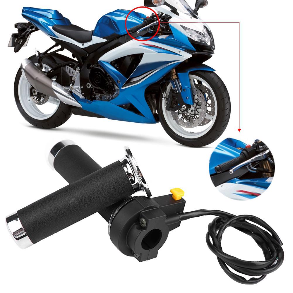 Throttle Control Handlebar Grip Kill Button Switch for 49cc 66cc 80cc Motorized Bicycle