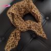 Простая повязка на голову леопардовый принт тюрбан Spice Girls повязка для волос с принтом головной платок шарф Y2k маленький квадратный шарф женский