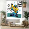 Dog Man Style Wall Decor Tapestry Art For Pet Memorial Birthdaywedding Party Backdrop Family Gift