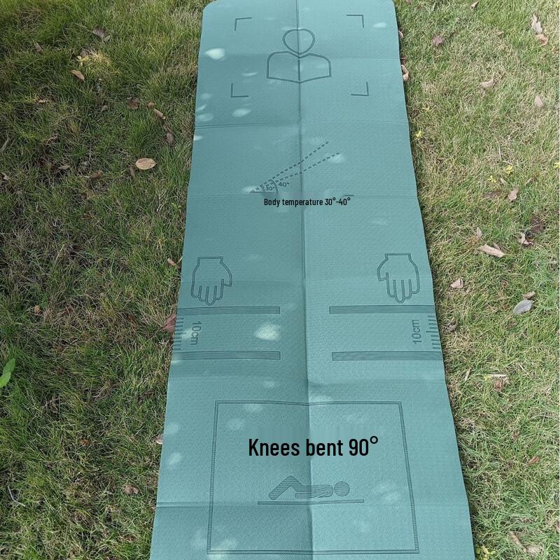 WEZHO Foldable Military Green Exercise Mat