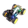 Freenove Комплект умной машины 4WD для Raspberry Pi с подсветкой линии лица, обнаружением препятствий, приложением и сервоприводом Pi Не 5, 4, B, 3, B+, Zero, 2, W, Отслеживание, Отслеживание,