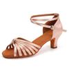 Женская/девчачья обувь для латинских танцев, обувь для бальных танцев, сальсы, танго, каблук 5 см в помещении