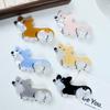 Cartoon Corgi Hair Clip Animal Dog Hairpin Cute Acetate Puppy Hair Claw  Girls