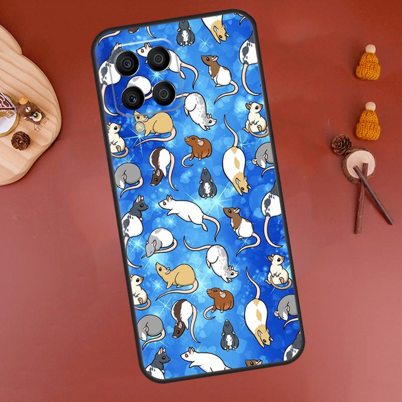 Mouse Rat Case For Samsung Galaxy M32 M12 M52 M21 M31 M15 M55 M56 M36 M16 M06 M13 M33 M53 M14 M34 M54
