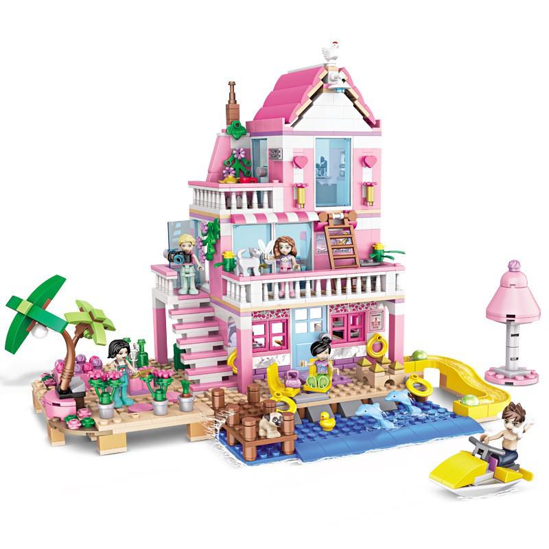 Princess Castle Treehouse Building Blocks - Compatible with Lego, Perfect for Girls