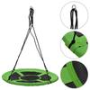 VidaXL Round Nest Swing Plate Seat Rocking Nest for Child Adult Garden Outdoor Backyard 110 Cm 100 91808