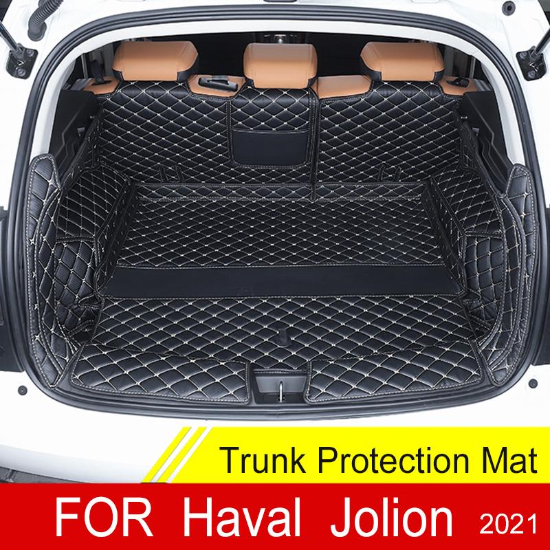 Коврики в багажник для Haval Jolion 2021, кожаный прочный багажник, коврики для багажника, аксессуары, внутренняя крышка