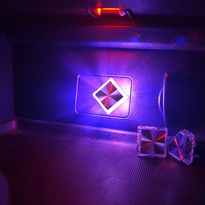 Многоцветная USB-светодиодная лампа 5 В для автомобиля и дома, с сенсорным управлением, 6 вариантов цвета и 4 режима переключения света