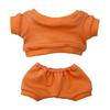 Niannyyhouse 15cm Plush Clothes Sportswear Sweat Pants Cotton Doll Clothes Dress Up (orange, 15cm)