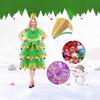 Christmas, Adult Cute Green Elf Christmas Tree Costume Christmas Day Costume