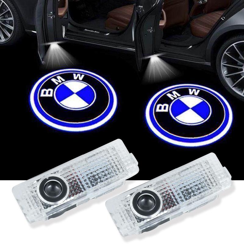 For BMW M X1 X3 2Pcs Led Car Door Welcome Light HD Laser Projector Lamp For Bmw M Performance M2 M3 M4 M5 M6 E46 E90 E60 F10 F30 E39 E36 X1 X3 5 XX6