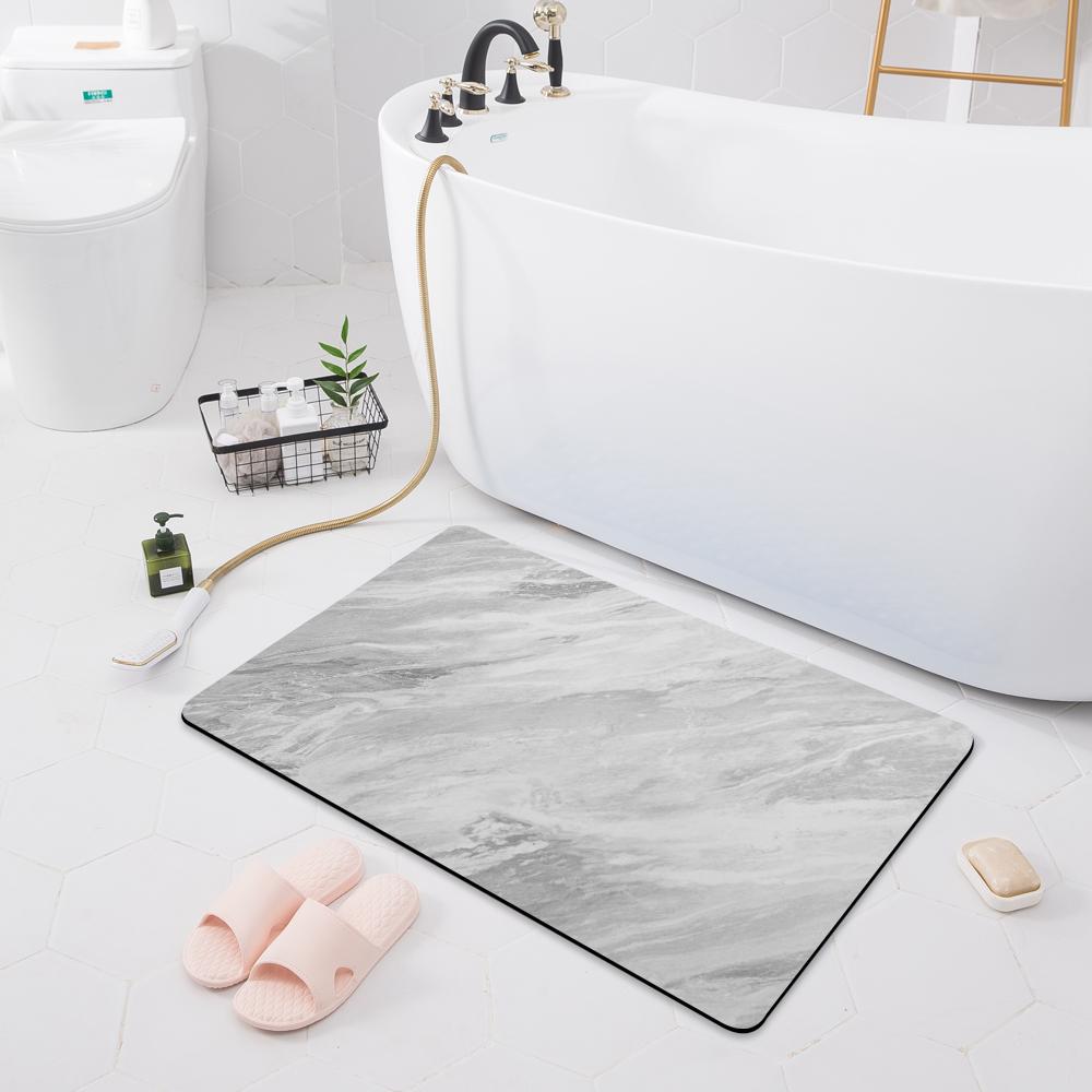 Absorbent Non-slip Mat Door Mat Bathroom Toilet Floor Shower Room Bathtub Rug Modern Kitchen Rug