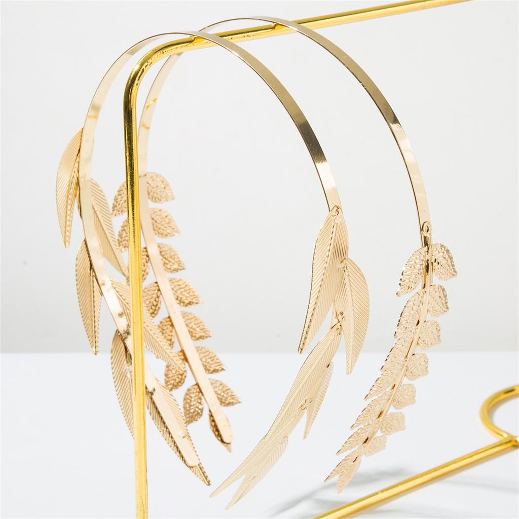 Лавровый обруч для волос готический золотой лист греческая укладка волос для живого выступления повязка на голову готический карнавал костюм ведьмы