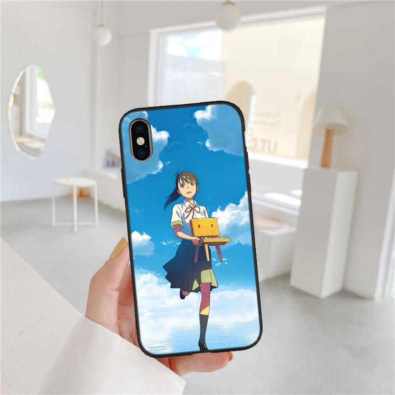 HK68 Мягкий чехол-ракушка Suzume для iPhone SE X XS XR 16E 17 11 Pro Max 8 7 6 6s Plus Air