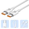 Universal 120W10A Fast Charging Cable Dual Type-C High-Speed Data Transfer Cable Quick Charging Cable 0.25M/1M/1.5M/2M/3M