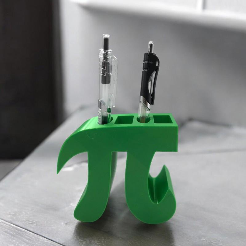 Office Decoration Pen Holder Fun Pi Desk Organizer: A Whimsical Shaped Pen Holder For Home Office Desks