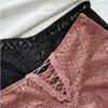 CINOON 2 шт./компл. новые трусики, женское кружевное нижнее белье, сексуальные трусы с низкой талией, открытые стринги, трусы с вышивкой, женское нижнее белье