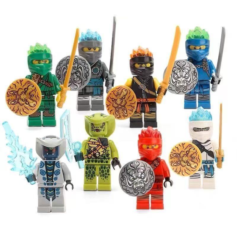 Фильм Действие Золотые Минифигурки Строительный Блок Кирпич Мини Фигурки Модель Набор Детский Мальчики День Рождения Рождественский Подарок