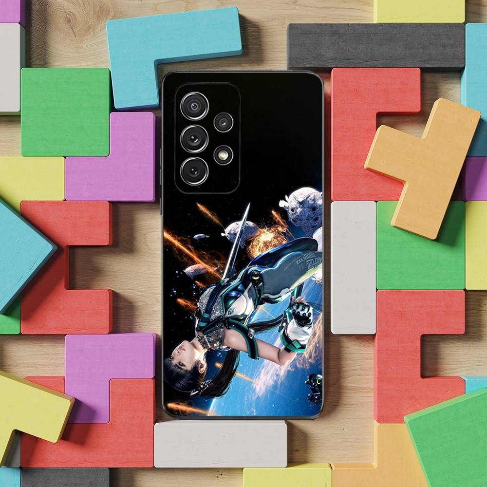 Hot Game S-Stellar B-Blade Phone Case For Samsung S25,S24,S23,S22,S21,S20,S10,Ultra,Plus,Lite,FE,Soft Silicone Black Cover