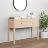 VidaXL Console Table 100x35x75 Cm Solid Pine Wood 814614