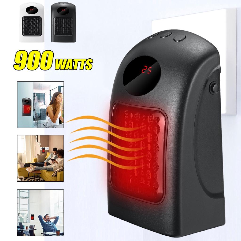 900W Digital Display Timing Temperature Control Environmental Protection Safety Mini Heaters European Regulations