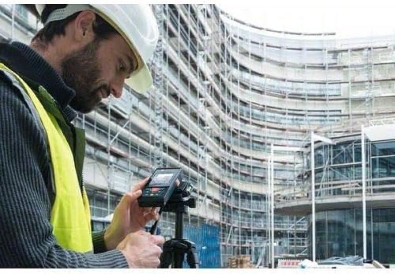 Bosch Профессиональный лазерный дальномер для передачи данных GLM150C Геодезические принадлежности (Bosch) [Подлинный продукт]