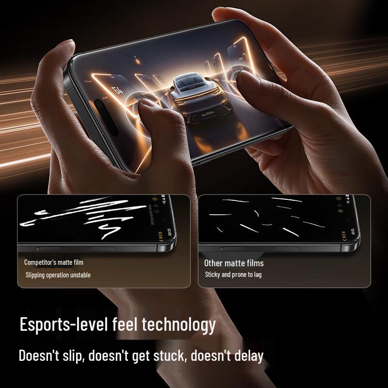 Защитная пленка из матового закаленного стекла Shine Armor с защитой от отпечатков пальцев (2-Pack)