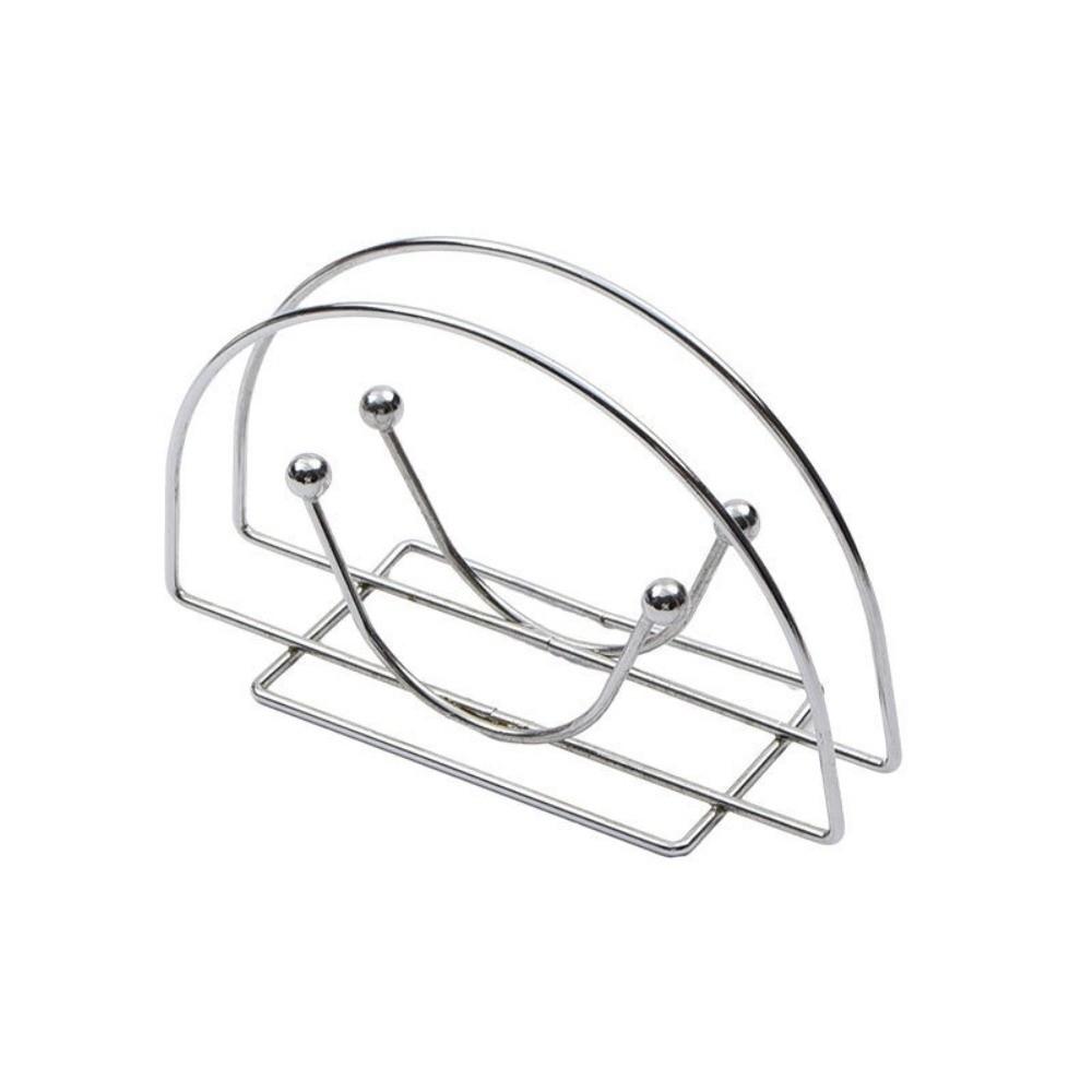 Кованое железо Стойка для хранения салфеток Металлический диспенсер для салфеток Высококачественная бумажная подставка Украшение стола