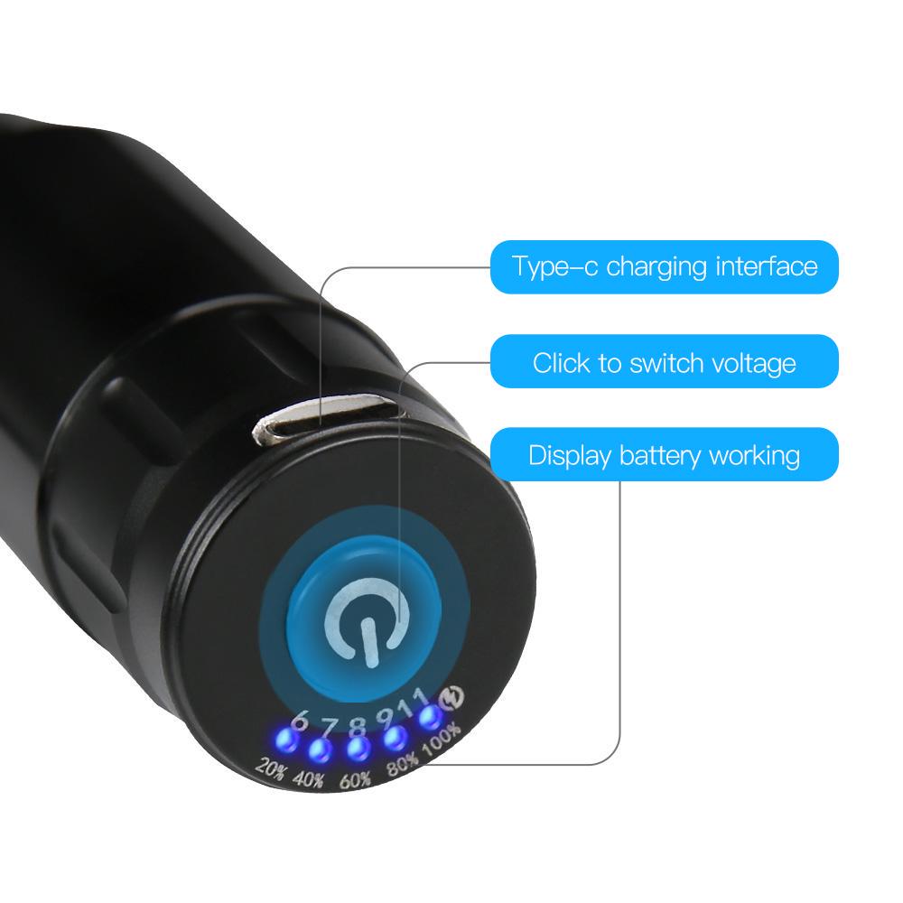 Экстремальный набор для татуировки Mast Tour Pen Роторная машина для татуировки Мачта Беспроводной источник питания для татуировки Иглы для татуировки DC-366