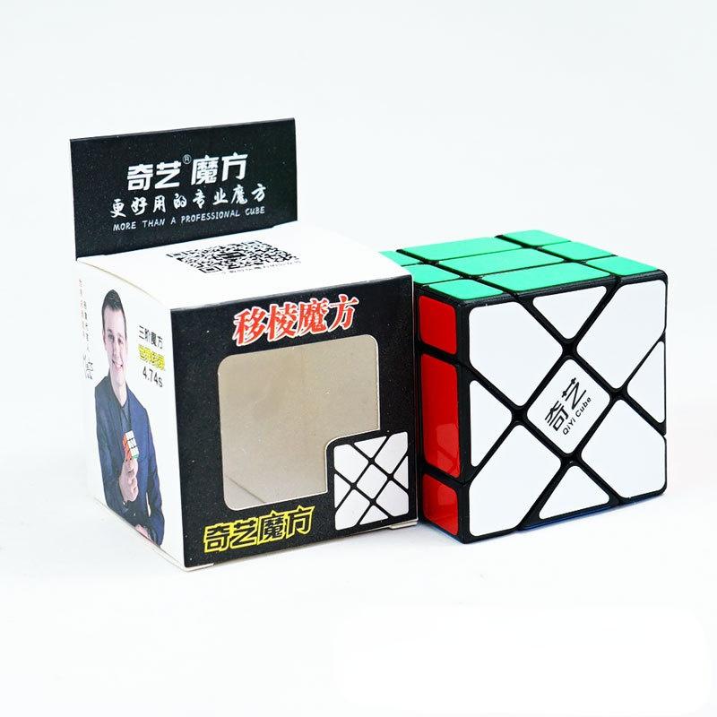 Qiyi 3x3x3 4x4x4 5x5x5 Профессиональный кубик Рубика Черные наклейки Скоростной кубик-головоломка Обучающий Кубо Магико Игрушки, разработанные для детей Подарки для детей