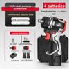 NANWEI 16.8V Lithium-ion Cordless Electric Drill Handheld Universal Electric Brushless Dual-Speed Screwdriver, Multi-functional Cordless Screwdriver