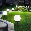 Solar Round Ball Light LED Solar Power Light Outdoor Waterproof Garden Decoration Yard Lawn Street Ball Ground Lamp