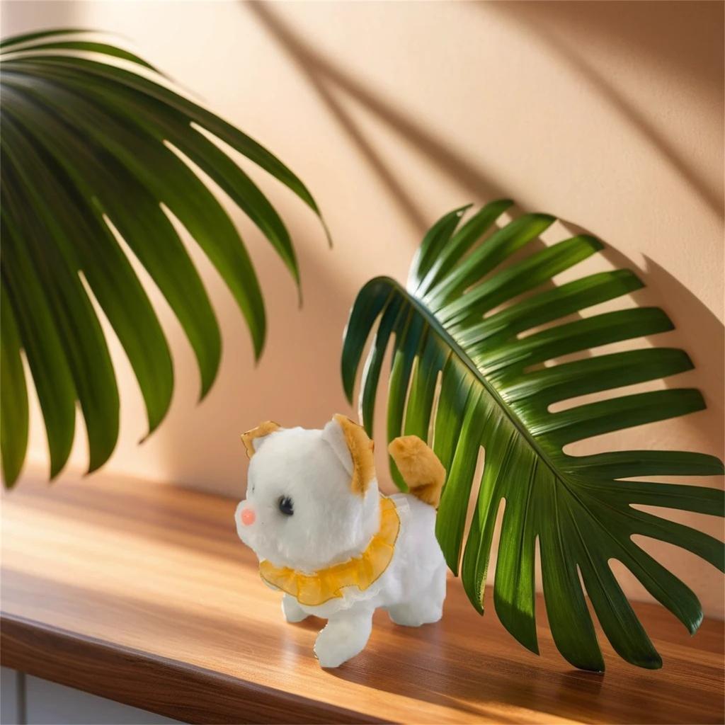 Электрическая плюшевая игрушка, которая ходит, лает и движется, имитация машины, плюшевая игрушка