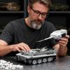 Вторая мировая война Танк Panzerkampfwagen VI «Тигр» S04 Сборная масштабная модель, Бронированные машины в зимнем камуфляже, Игрушка для мальчиков и девочек