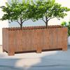 Hualongdun Extra Large Carbonized Wood Rectangular Planter Box