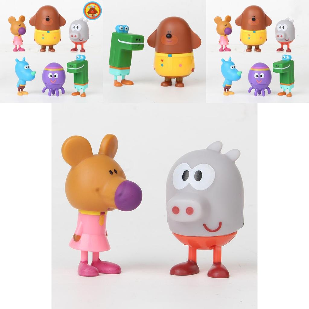 Красочная коллекция фигурок Хей Duggee Идеальный Рождественский подарок для мальчиков и девочек