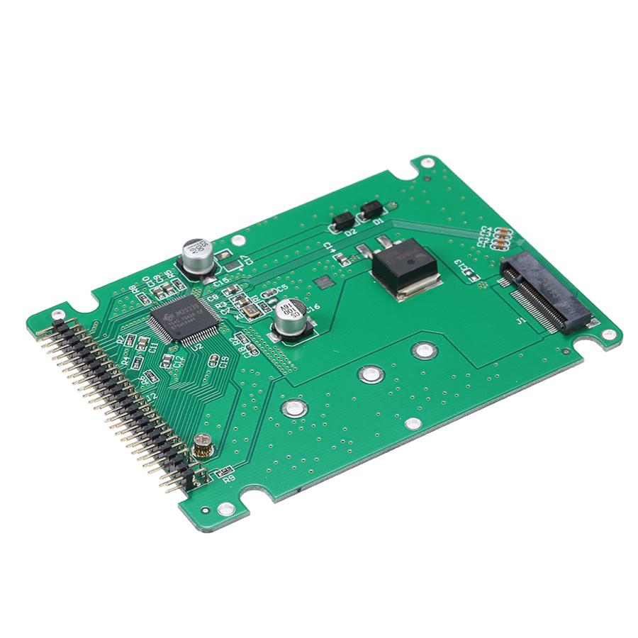 NGFF M.2 SATA SSD To 2.5 IDE 44 Pin Converter Adapter Case Black