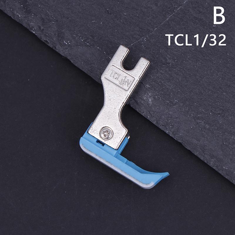 1 шт. Tcr Tcl1/16 1/32 пластиковая высокая и низкая прижимная лапка Tcl Tcr правая и левая прижимная лапка для деталей швейной машины челночного стежка