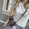 COACH Nolita Fabric With Leather Cylinder Bag Handbag, Shoulder Bag Small Women's Dark Coffee CU989-SVS8S