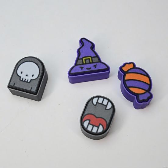 Halloween Fidget Clicker Witch Hat Keyboard Clicker Skull Stress Relief