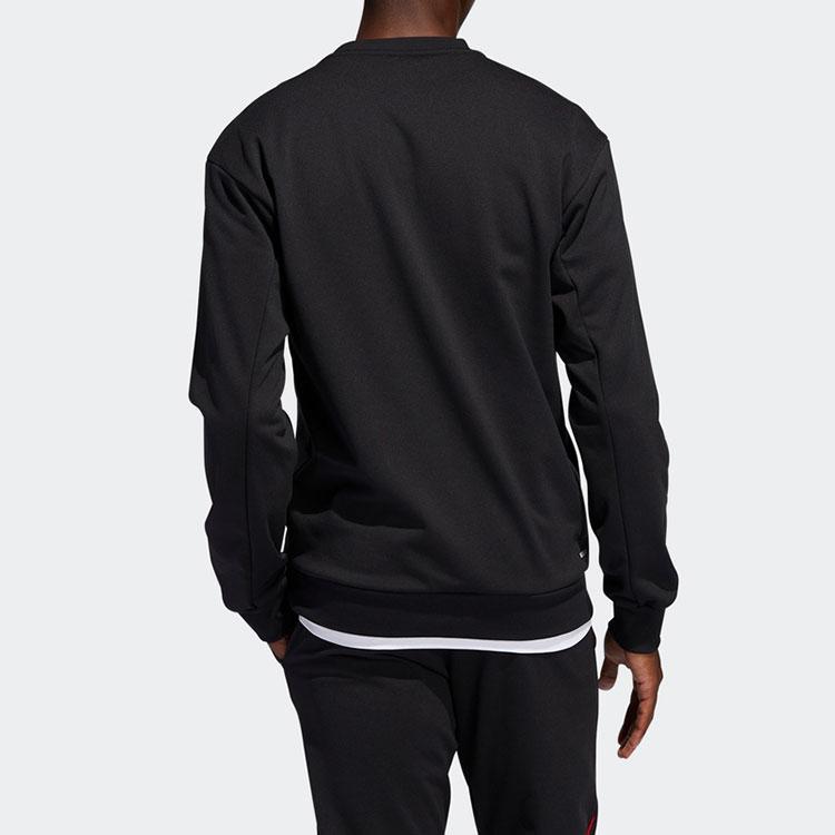 Adidas Sweatshirts Men's Black Crew Neck Thickened Regular FP8368