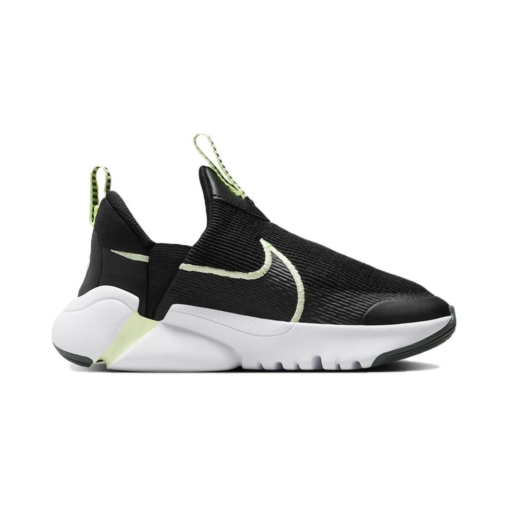 Nike Flex Plus 2 PS Black Barely Volt Kids Sneakers Vintage-Green White DV9000-008
