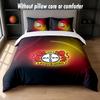 Bayer Leverkusen Football Design Bed Bedding Set 1 Duvet Cover + 2 Pillowcases Soft Breathable Household Bed Linens